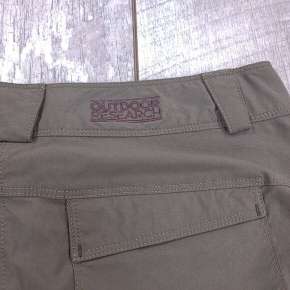 Outdoor Research Shorts Womens 4 Brown Equinox Cargo Performance Light Camp - Picture 4 of 9